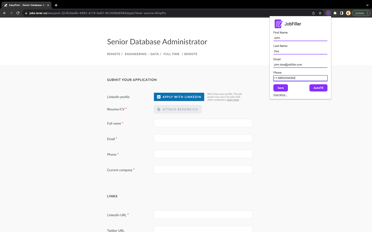 Senior Database